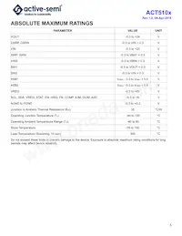 ACT5102QI101-T 데이터 시트 페이지 5