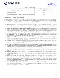 ACT5102QI101-T 데이터 시트 페이지 16