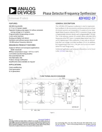 ADF4002SRU-EP Datasheet Copertura