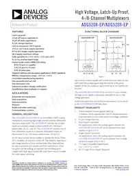ADG5209SRU-EP-RL7 Datenblatt Cover