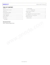 ADG658TRUZ-EP-RL7 Datasheet Page 2