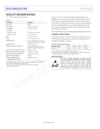 ADGS1409BCPZ-RL7 Datasheet Page 12