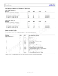 ADGS5414BCPZ-RL7 Datasheet Page 11