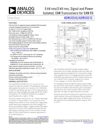ADM3055EBRIZ-RL Datasheet Cover