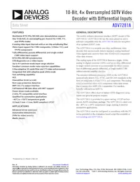 ADV7281AWBCPZ-M-RL Datasheet Cover