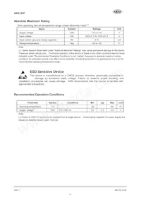 AK8135F Datasheet Page 4