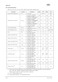 AK8135F Datasheet Page 6