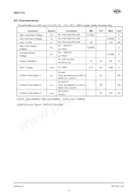 AK8137A Datasheet Pagina 4