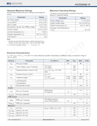 AOZ2260QI-15 Datasheet Pagina 5