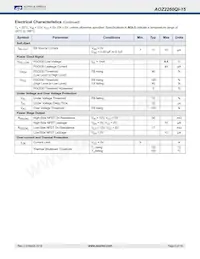 AOZ2260QI-15 Datasheet Page 6