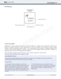 AOZ2260QI-15 Datasheet Page 16