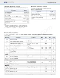 AOZ2261QI-11 Datasheet Page 5