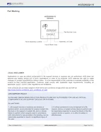 AOZ2262QI-15 Datasheet Page 16