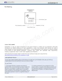 AOZ2263QI-15 Datasheet Page 16