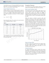 AOZ3019DI Datasheet Pagina 7