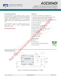 AOZ3054DI數據表 封面