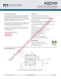 AOZ3101DI數據表 封面