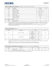 AP65200MP-13 Datasheet Page 3