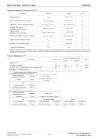 BD18340FV-ME2 Datasheet Page 3