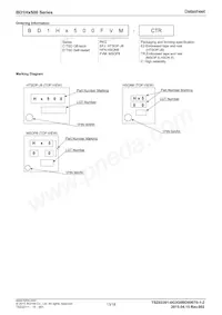 BD1HD500EFJ-CE2 Datasheet Page 13