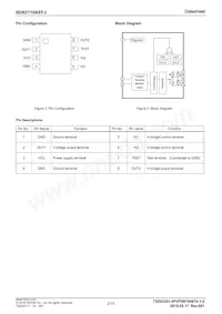 BD62110AEFJ-E2 Datasheet Page 2