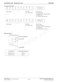BD82006FVJ-MGE2 Datasheet Page 21
