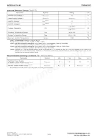 BD8205EFV-ME2 Datasheet Page 3