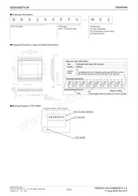 BD8266EFV-ME2 Datasheet Page 22