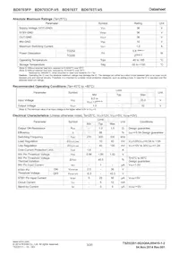 BD9703T-V5 Datasheet Page 3