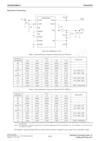 BD9B500MUV-E2 Datasheet Page 20