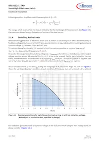 BTS500251TADATMA2 Datasheet Page 18