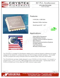 CPLL66-4160-4380 Datasheet Cover