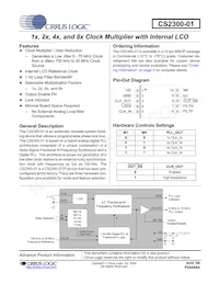 CS230001-CZZ Datenblatt Cover