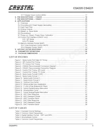CS4221-KSZR Datasheet Pagina 3