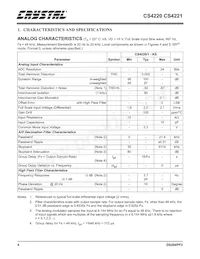 CS4221-KSZR數據表 頁面 4
