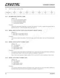 CS4221-KSZR Datasheet Page 16