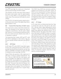 CS4221-KSZR Datasheet Pagina 23