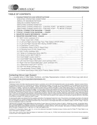 CS4223-KSZR數據表 頁面 2