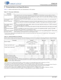 CS42L92-CWZR Datasheet Page 10