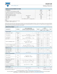 DG2012EDL-T1-GE3 Datasheet Pagina 2