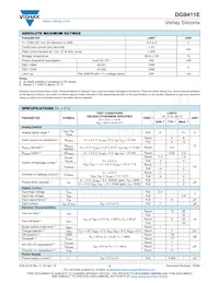 DG9411EDL-T1-GE3 Datasheet Page 2