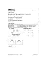 DM74LS574N Datasheet Cover