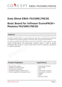 EB01-FS150R17KE3G Datasheet Cover