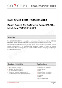 EB01-FS450R12KE4 Datasheet Copertura