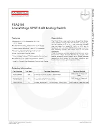FSA2156P6 Datasheet Page 2