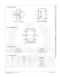 FSA3157BFHX Datasheet Page 3