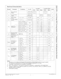 FSA3157BFHX Datasheet Pagina 5