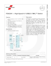 FSA3341UMX Datasheet Page 2