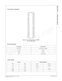 FSLV16211MTD Datasheet Page 3