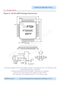 FT2232C-REEL數據表 頁面 15